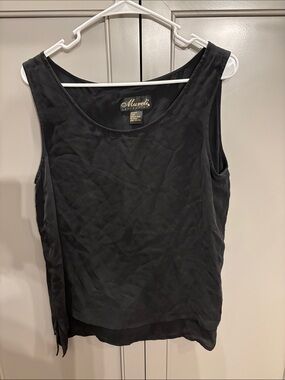 Mureli Collection Black silk top Vintage L